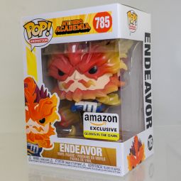 Funko POP! Animation - My Hero Academia Vinyl Figure - ENDEAVOR (Glow) #785 (Exclusive) *NON-MINT*