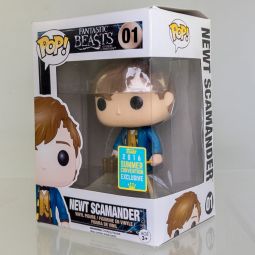 Funko POP! - Fantastic Beasts - Vinyl Figure - NEWT SCAMANDER (Wand & Briefcase) #01 (Excl) *NM*