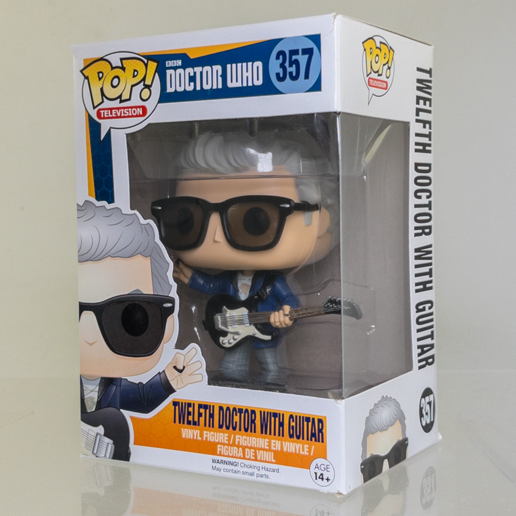Funko POP Television Doctor Who Vinyl Figure TWELFTH DOCTOR with Guitar 12th 357 NON MINT BBToyStore Toys Plush Trading Cards Action Figures Games online retail store shop sale