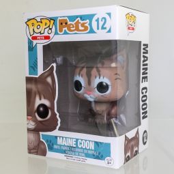 Funko POP! Pets Series 1 Vinyl Figure - MAINE COON CAT #12 *NON-MINT*