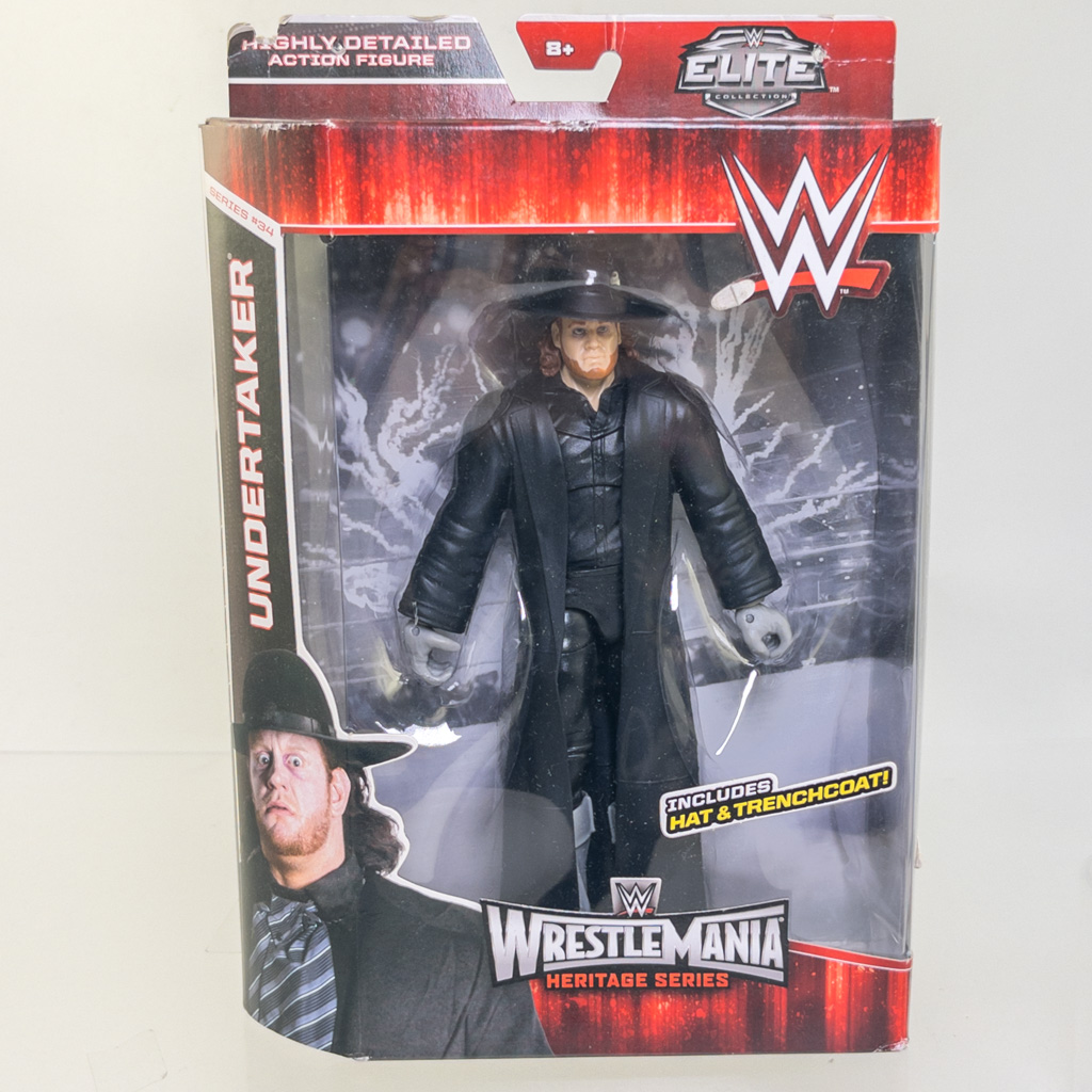 Mattel - WWE Elite Action Figure - WrestleMania Heritage Collection - UNDERTAKER *NON-MINT*