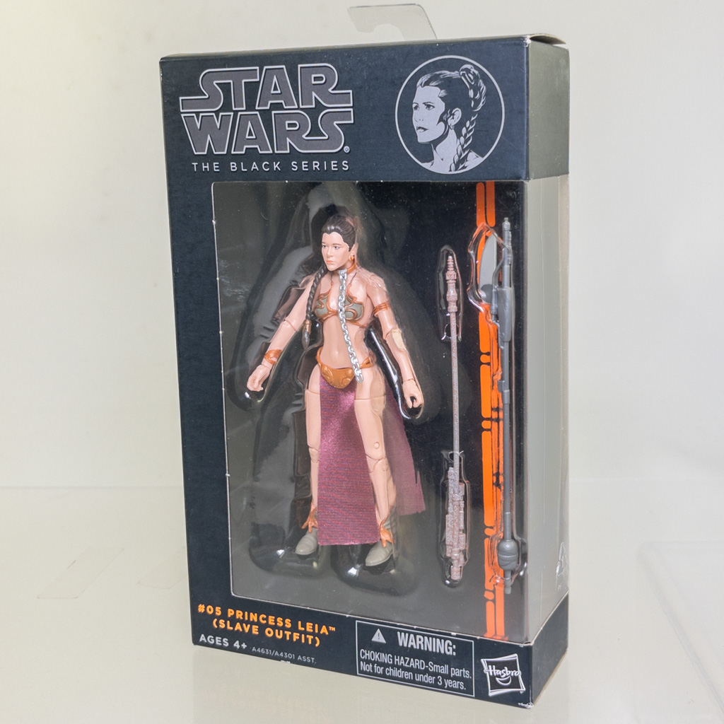Star Wars - The Black Series Action Figure - PRINCESS LEIA ORGANA (Slave Outfit) #05 *NON-MINT*
