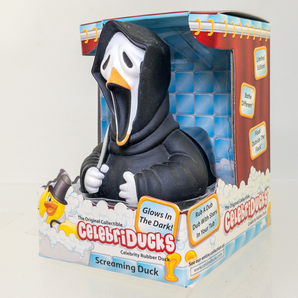 CelebriDucks - The Original Collectible Celebrity Rubber Duck - Screaming Duck (GLOW) *NON-MINT*