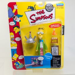Playmates - The Simpsons - Interactive Professor Frink Figure *NON-MINT*