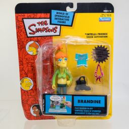 Playmates - The Simpsons - Interactive Brandine Figure *NON-MINT*