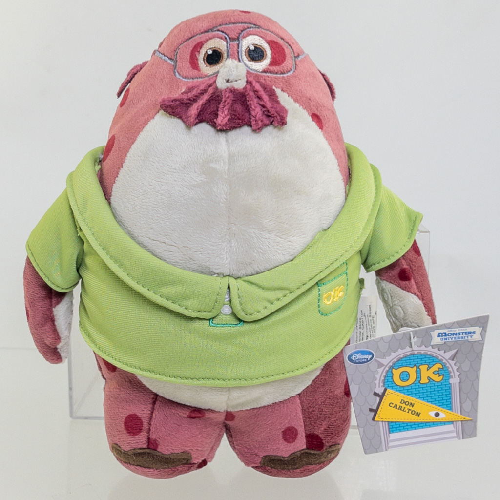 Disney Store Plush - Monsters University - OK DON CARLTON (8 inch) *NON-MINT*