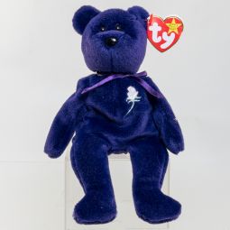 TY Beanie Baby - PRINCESS the Purple Bear (PVC Made in China Version - 1997) (8.5 inch) *NON-MINT*