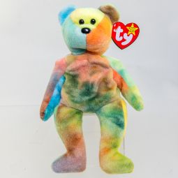 TY Beanie Baby - GARCIA the Ty-Dyed Bear (Canadian Tush Tag) (8.5 inch) *MWMT*