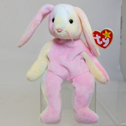 TY Beanie Baby - HIPPIE the Tie-Dyed Bunny (Pink/Yellow) (8.5 inch) *MWMT*