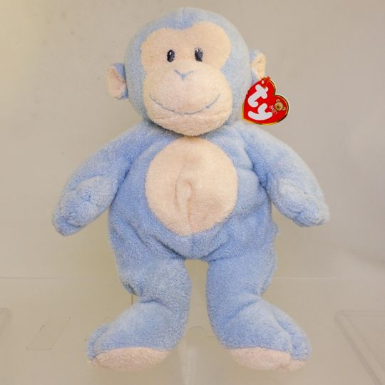 Baby TY - BABY DANGLES BLUE the Monkey *NON-MINT*: BBToyStore.com