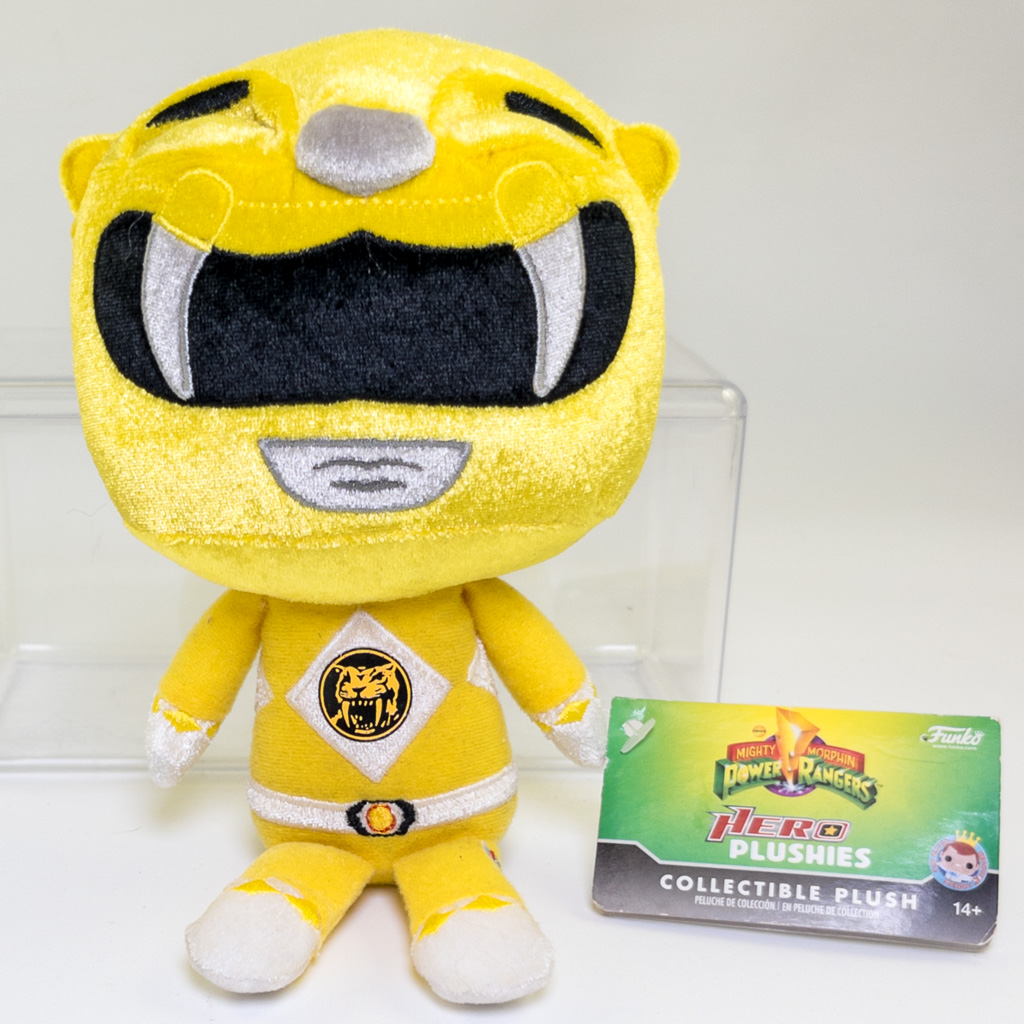 Funko Hero Plushies - Power Rangers S1 - YELLOW RANGER (8 inch) *NON-MINT*