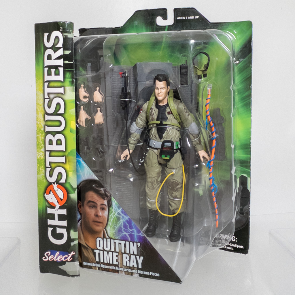 Diamond Select Toys - Ghostbusters Action Figure - QUITTIN' TIME RAY *NON-MINT*