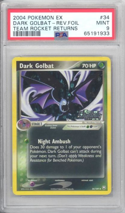 ポケモン Dark Golbat 50 HP Team Rocket PSA品質 ポケモン Dark Golbat 50 HP Team Rocket PSA品質