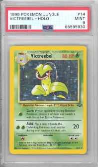 PSA 9 - Pokemon Card - Jungle 14/64 - VICTREEBEL (holo) MINT