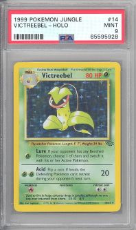 PSA 9 - Pokemon Card - Jungle 14/64 - VICTREEBEL (holo) MINT