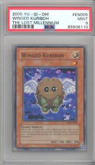 PSA 9 - Yu-Gi-Oh Card - TLM-EN005 - WINGED KURIBOH (super rare holo) MINT