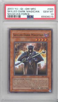 PSA 10 - Yu-Gi-Oh Card - MFC-065 - SKILLED DARK MAGICIAN (super rare holo) GEM MINT