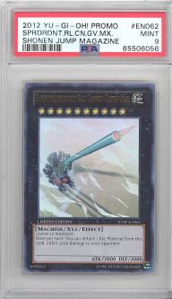 PSA 9 - Yu-Gi-Oh Card - JUMP-EN062 - SUPERDREADNOUGHT RAIL CANNON GUSTAV MAX - MINT