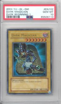 PSA 10 - Yu-Gi-Oh Card - DB1-EN102 - DARK MAGICIAN (ultra rare) GEM MINT