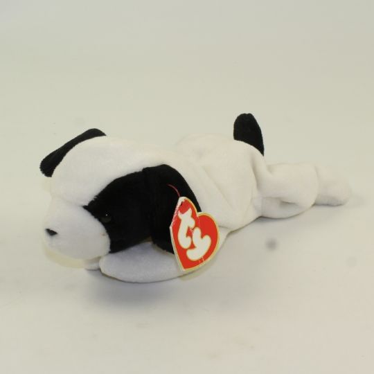 Ty Beanie Baby Spot The Dog No Spot 3rd Gen Hang Tag Creased Tag - roblox dinosaur killer whale games