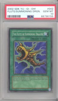 PSA 10 - Yu-Gi-Oh Card - SDK-042 - THE FLUTE OF SUMMONING DRAGON (super rare holo) - GEM MINT