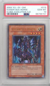 PSA 10 - Yu-Gi-Oh Card - SKE-015 - KAISER SEA HORSE (ultra rare holo) - GEM MINT PSA 10 - Yu-Gi-Oh Card - SKE-015 - KAISER SEA HORSE (ultra rare holo) - GEM MINT