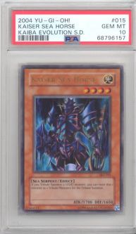 PSA 10 - Yu-Gi-Oh Card - SKE-015 - KAISER SEA HORSE (ultra rare holo) - GEM MINT