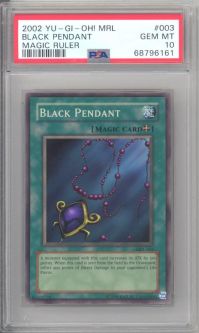 PSA 10 - Yu-Gi-Oh Card - MRL-003 - BLACK PENDANT (super rare holo) - GEM MINT PSA 10 - Yu-Gi-Oh Card - MRL-003 - BLACK PENDANT (super rare holo) - GEM MINT