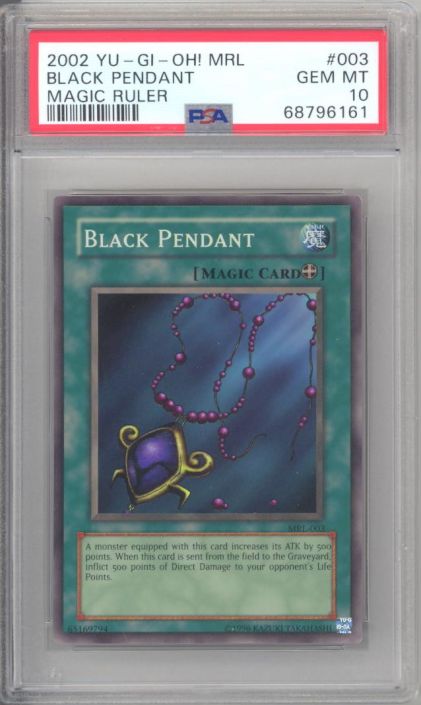 PSA 10 - Yu-Gi-Oh Card - MRL-003 - BLACK PENDANT (super rare holo