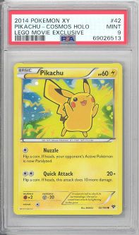 PSA 9 - Pokemon Card - XY 42/146 - PIKACHU (holo-foil) - MINT