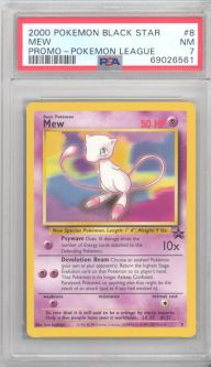 PSA 7 - Pokemon Card - Black Star Promo #8 - MEW - NM