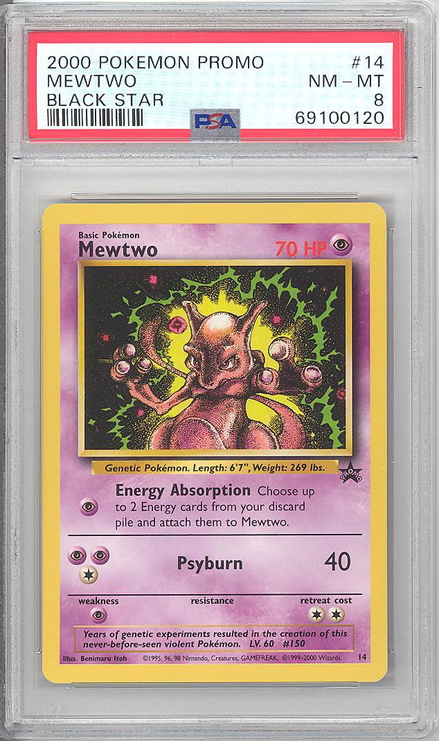 Pokemon Mewtwo Black Star Promo (2000)