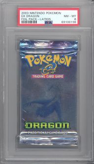 PSA 8 - Pokemon Cards - EX DRAGON - Booster Pack - NM-MT