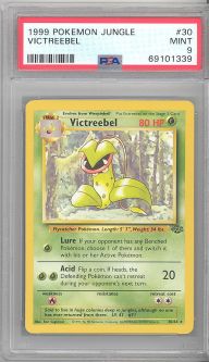 PSA 9 - Pokemon Card - Jungle 30/64 - VICTREEBEL (rare) - MINT
