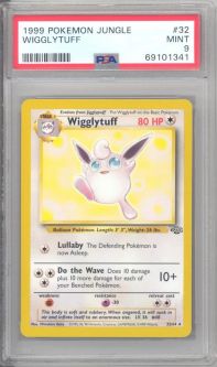 PSA 9 - Pokemon Card - Jungle 32/64 - WIGGLYTUFF (rare) - MINT