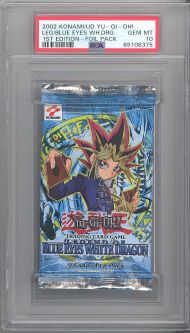 PSA 10 - Yu-Gi-Oh Cards - The Legend of Blue Eyes White Dragon - Booster Pack **1st Edition** - GEM
