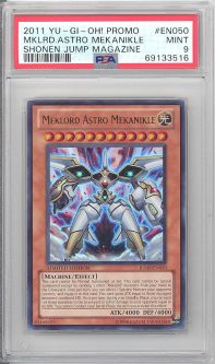 PSA 9 - Yu-Gi-Oh Card - JUMP-EN050 - MEKLORD ASTRO MEKANIKLE (ultra rare holo) - MINT