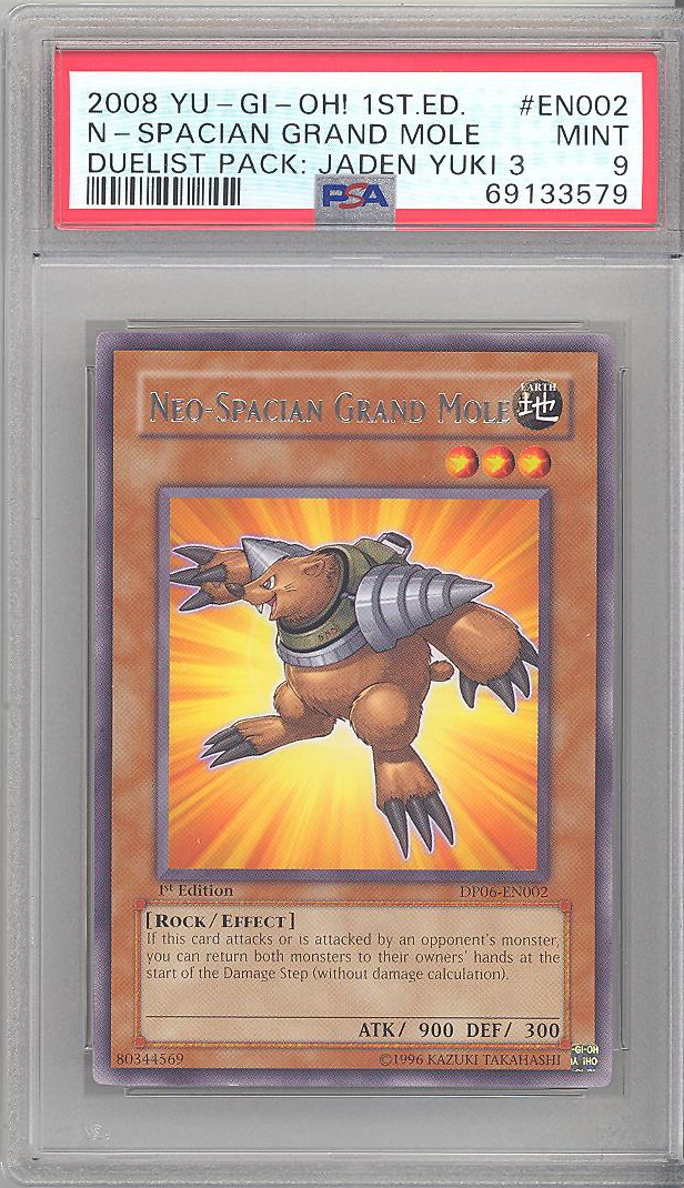 Yu-Gi-Oh : DP06-EN002 1st Ed Neo - Spacian Grand Mole Rare Card - ( Jaden Yuki 3 YuGiOh Single Card ) Yu-Gi-Oh : DP06-EN002 1st Ed Neo - Spacian Grand Mole Rare Card - ( Jaden Yuki 3 YuGiOh Single Card )