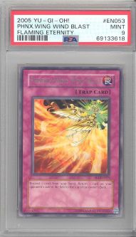 PSA 9 - Yu-Gi-Oh Card - FET-EN053 - PHOENIX WING WIND BLAST (rare) - MINT