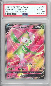 PSA 10 - Pokemon Card - Astral Radiance 162/189 - HISUIAN LILLIGANT (Full Art) (holo-foil) - GEM MIN