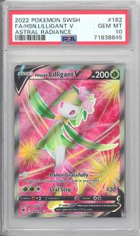 PSA 10 - Pokemon Card - S&S: Astral Radiance 162/189 - HISUIAN LILLIGANT (Full Art) (holo-foil) - GE