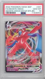 PSA 10 - Pokemon Card Promo #SWSH267 - DEOXYS VMAX (holo-foil) - GEM MINT