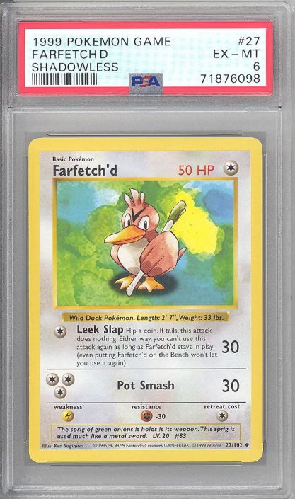 Farfetch'd - Base Set Shadowless - Pokemon