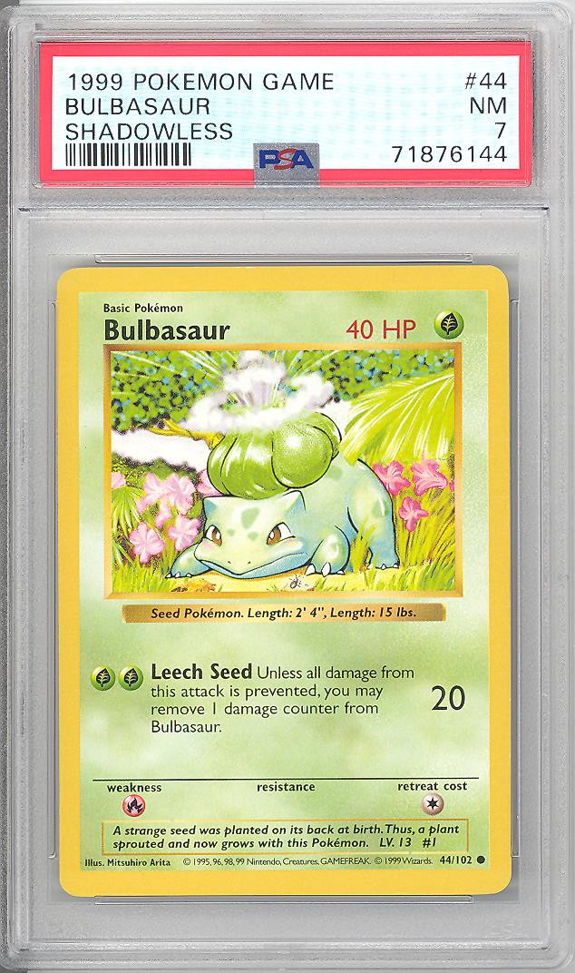 Bulbasaur Pokemon Card