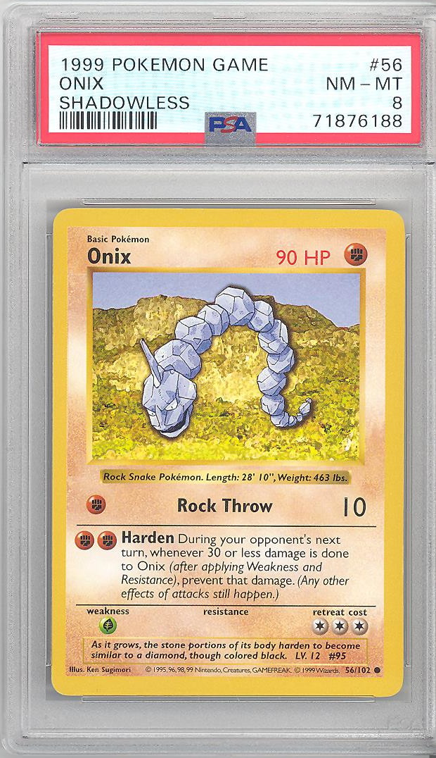 Onix AQ 98  Pokemon TCG POK Cards