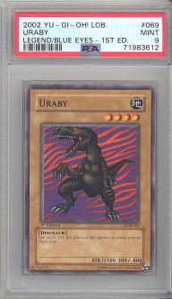 PSA 9 - Yu-Gi-Oh Card - LOB-069 - URABY (common) *1st Edition* - MINT