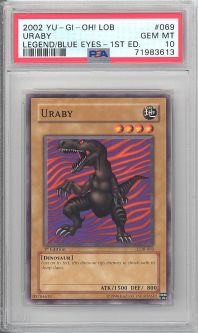 PSA 10 - Yu-Gi-Oh Card - LOB-069 - URABY (common) *1st Edition* - GEM MINT