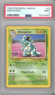 PSA 9 - Pokemon Card - Jungle 23/64 - NIDOQUEEN (rare) - MINT