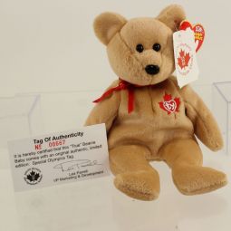 TY Beanie Baby - TRUE the Bear ( Special Olympics Version ) (Canada Exclusive) MWMTs