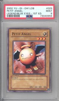 PSA 9 - Yu-Gi-Oh Card - LOB-025 - PETIT ANGEL (common) *1st Edition* - MINT